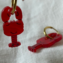 Load image into Gallery viewer, Pendientes Langosta - El jardín de las joyas