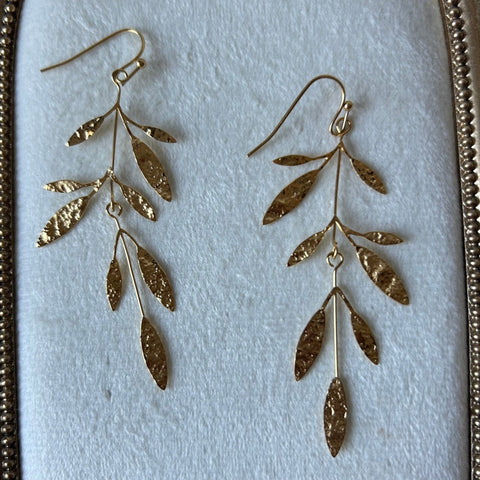 Pendientes olivo de luz