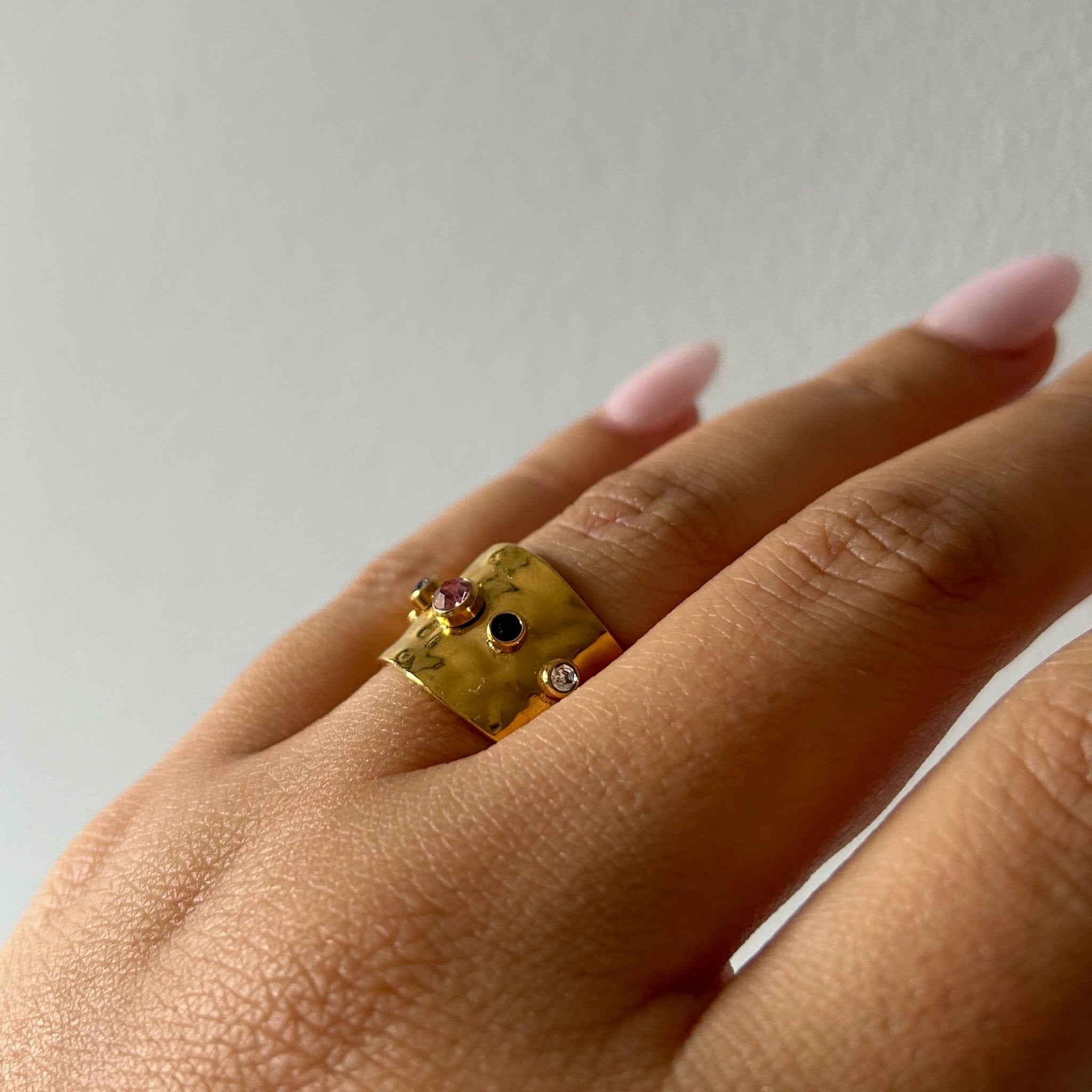 Anillo Acebo Gold - El jardín de las joyas