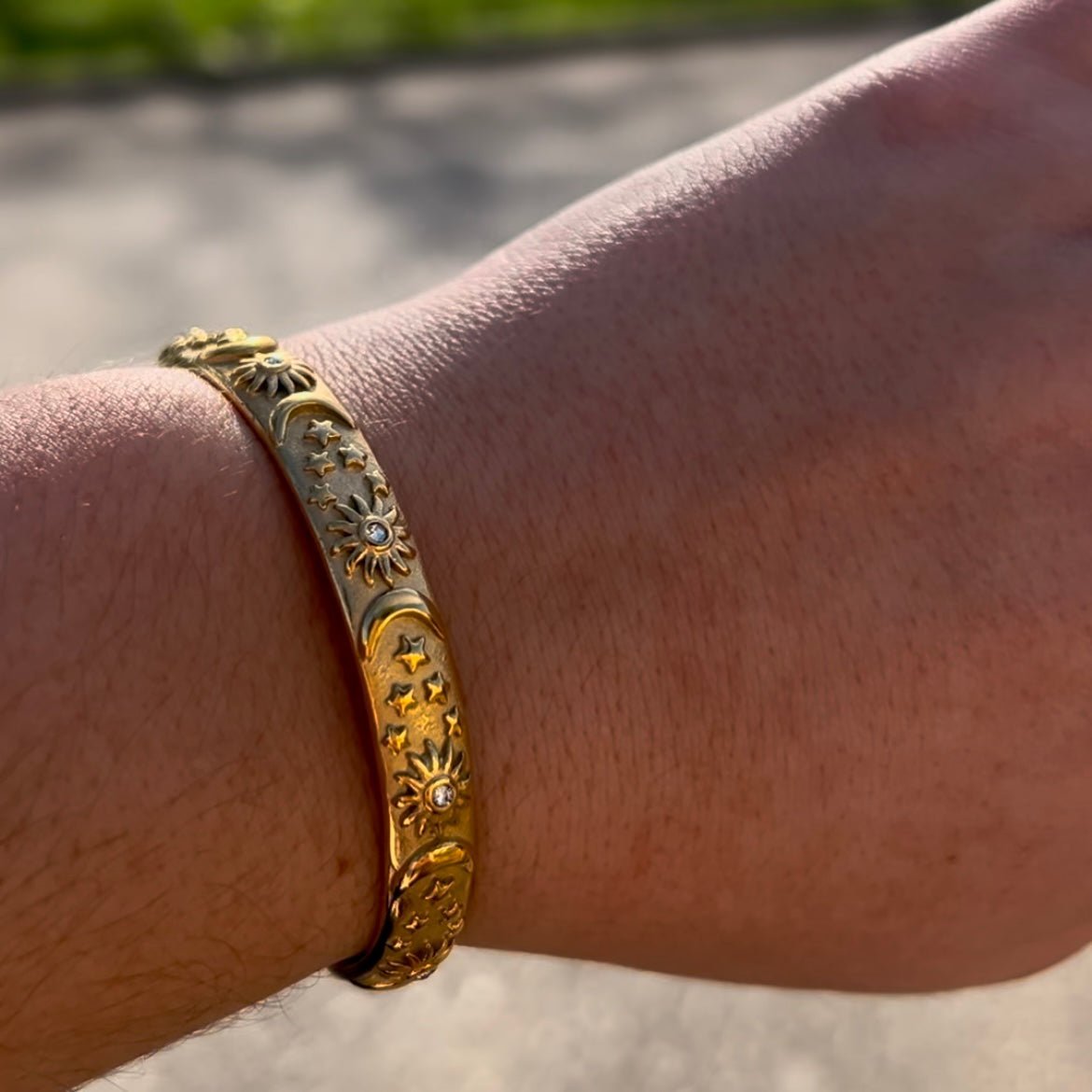 Brazalete Astral - El jardín de las joyas