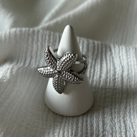 Anillo Estrella de Mar Silver