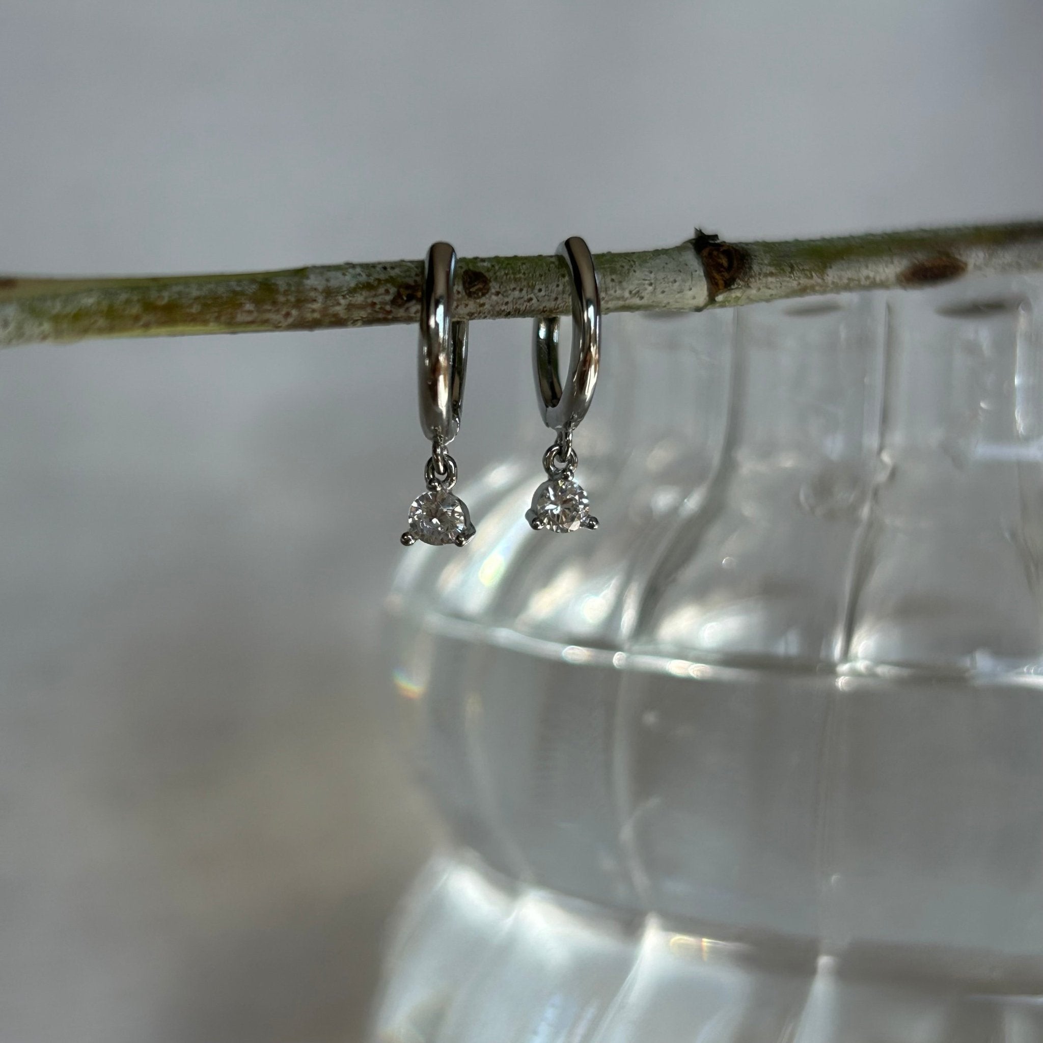 Pendientes Celidonia Silver - El jardín de las joyas