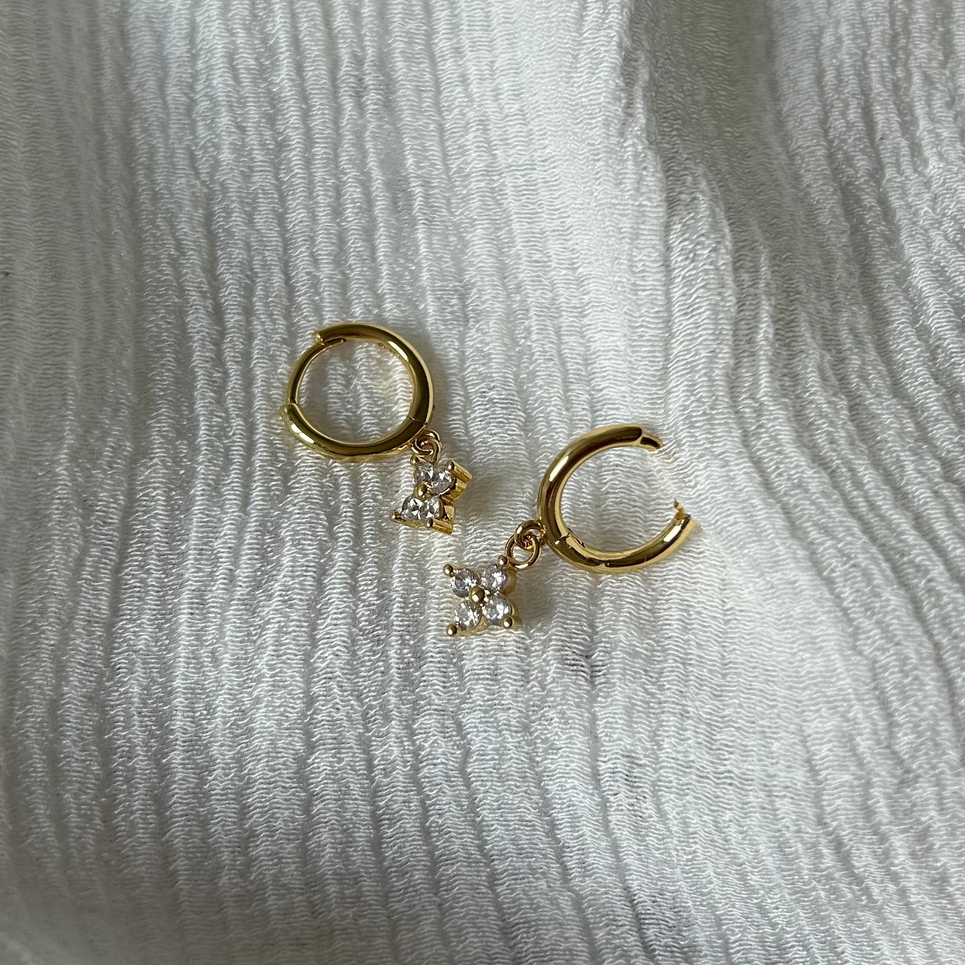 Pendientes Halymenia Gold - El jardín de las joyas