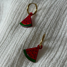 Load image into Gallery viewer, Pendientes Sandía - El jardín de las joyas