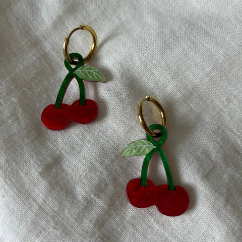 Pendientes Cerezas