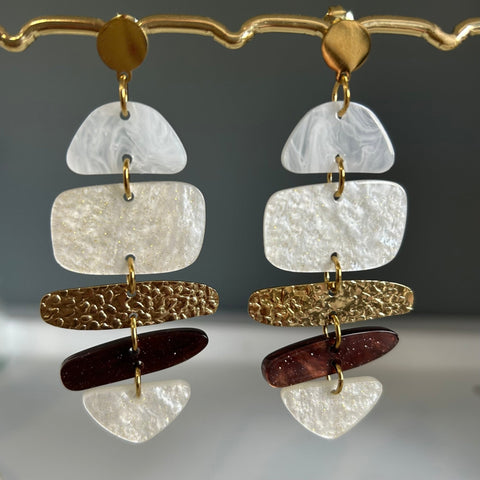 Golden Eclipse Earrings