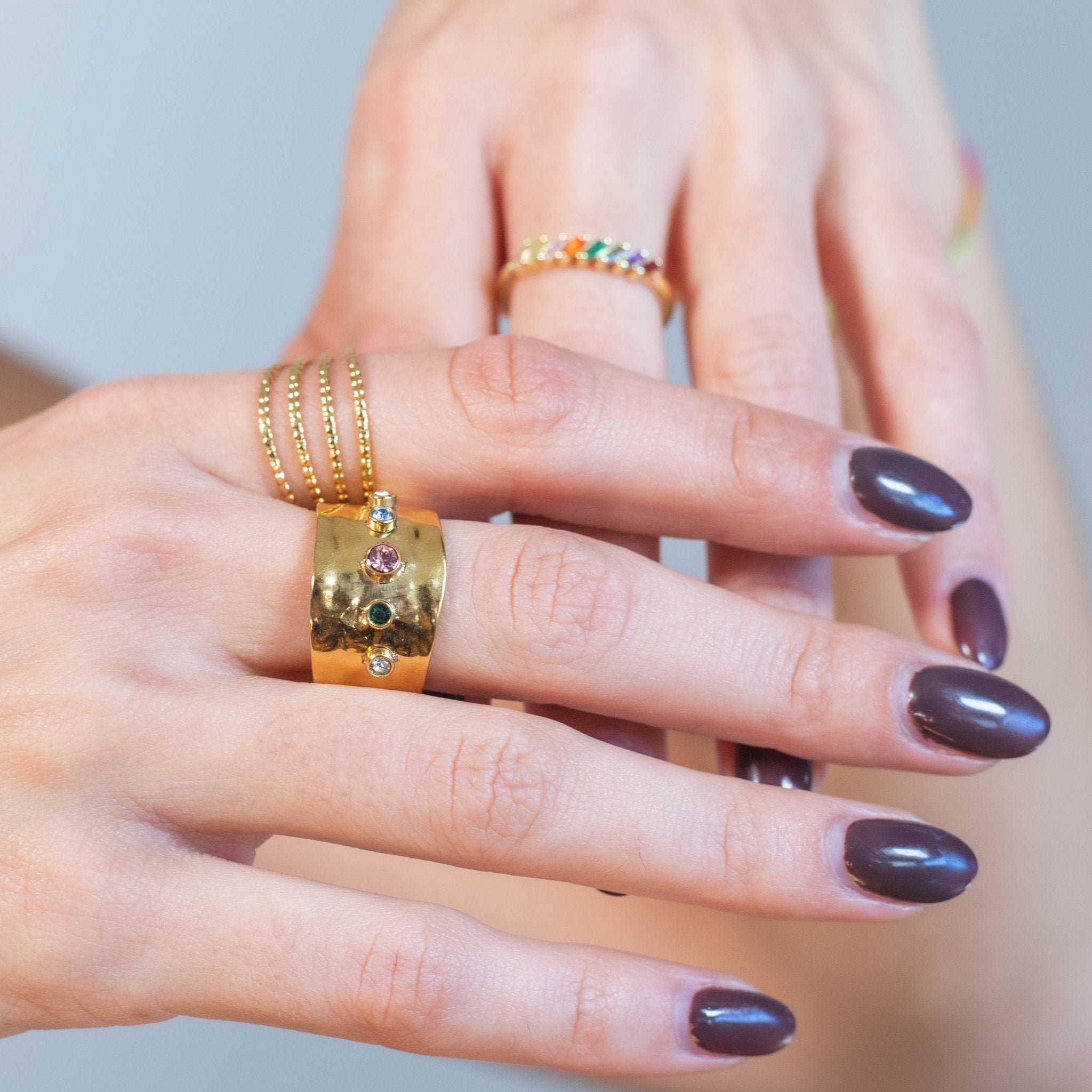 Anillo jazmín - El jardín de las joyas