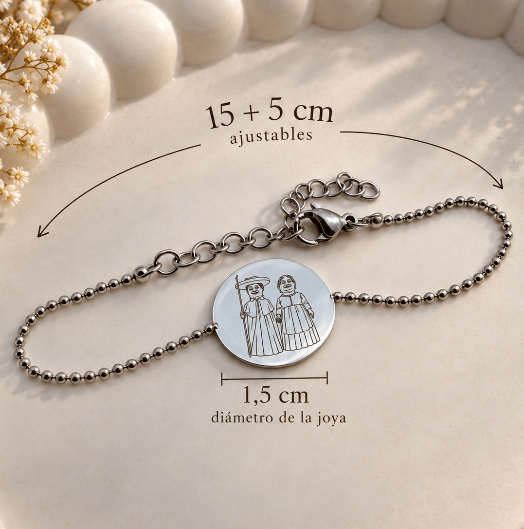 Pulsera Gigantillos - El jardín de las joyas