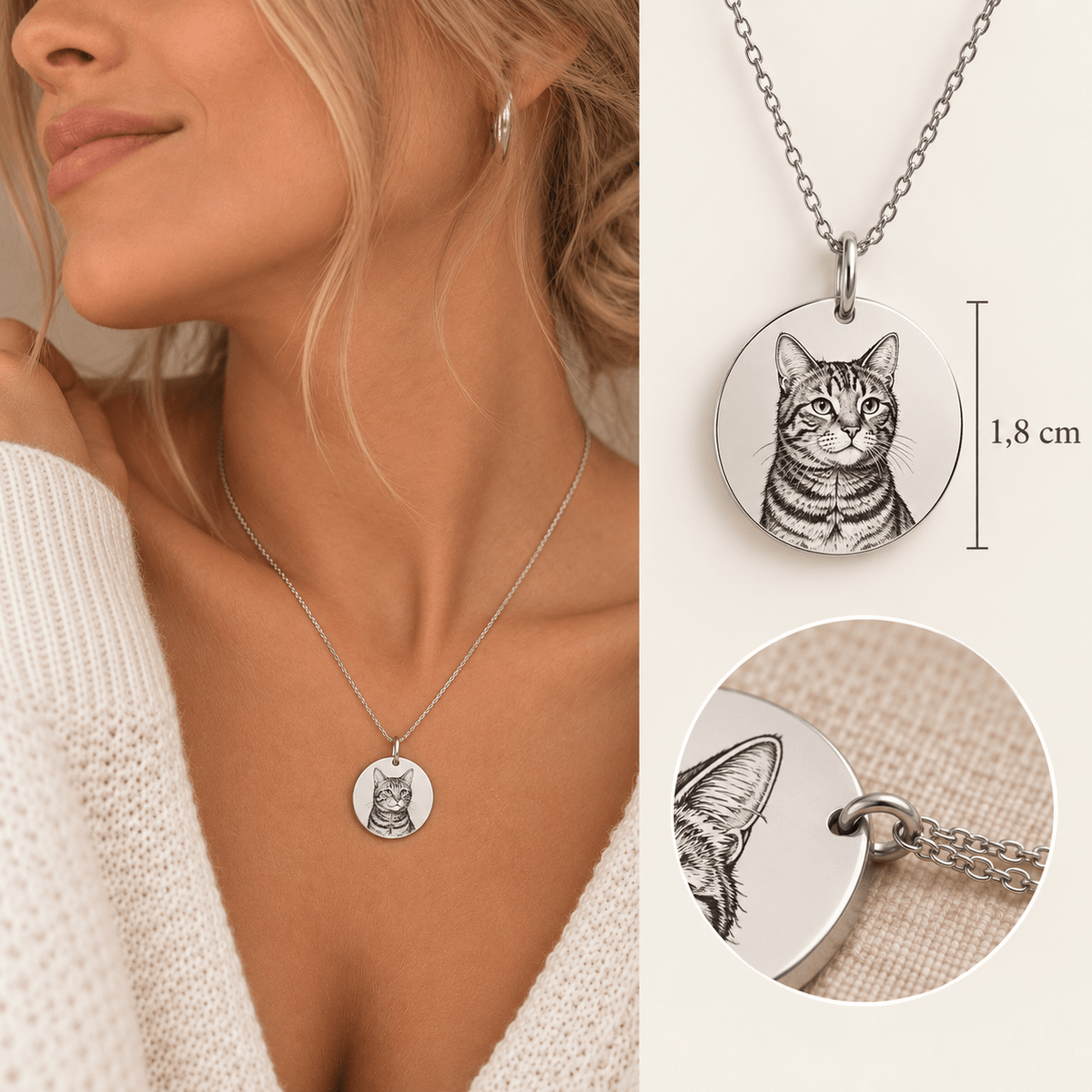 Collar personalizado con Imagen ✨ - El jardín de las joyas