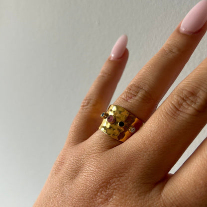 Anillo Acebo Gold - El jardín de las joyas