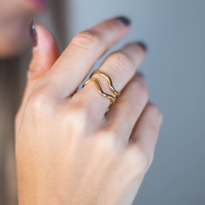 Anillo Olas - El jardín de las joyas