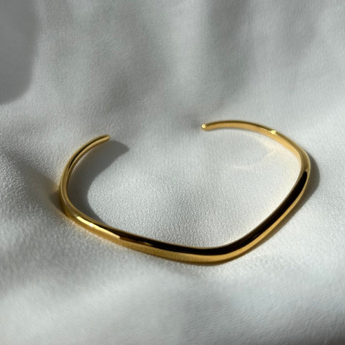 Brazalete Onda Gold - El jardín de las joyas