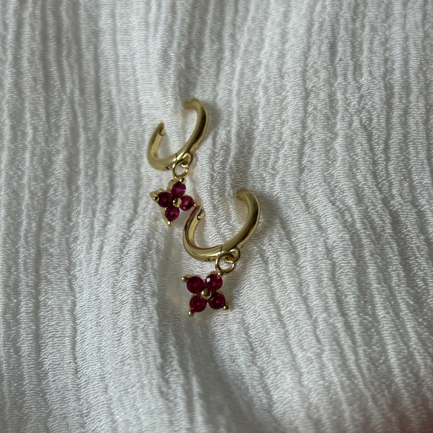 Pendientes Halymenia Silver - El jardín de las joyas