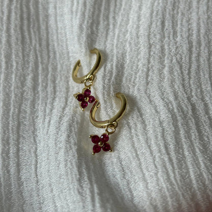 Pendientes Halymenia Silver - El jardín de las joyas