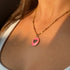 Collar pink love - El jardín de las joyas