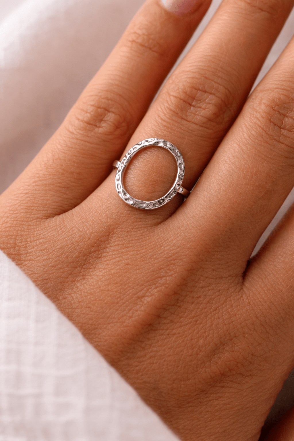 Anillo Círculo Silver - El jardín de las joyas
