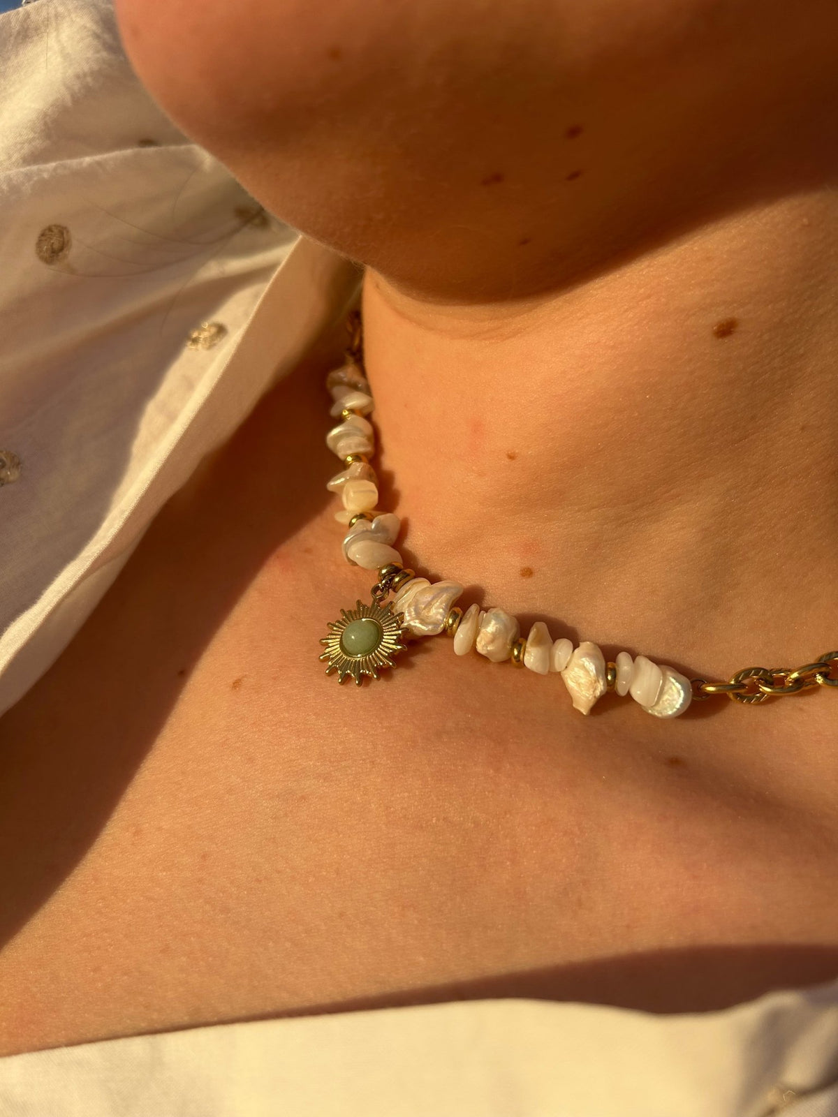 Collar Luz de Nácar - El jardín de las joyas