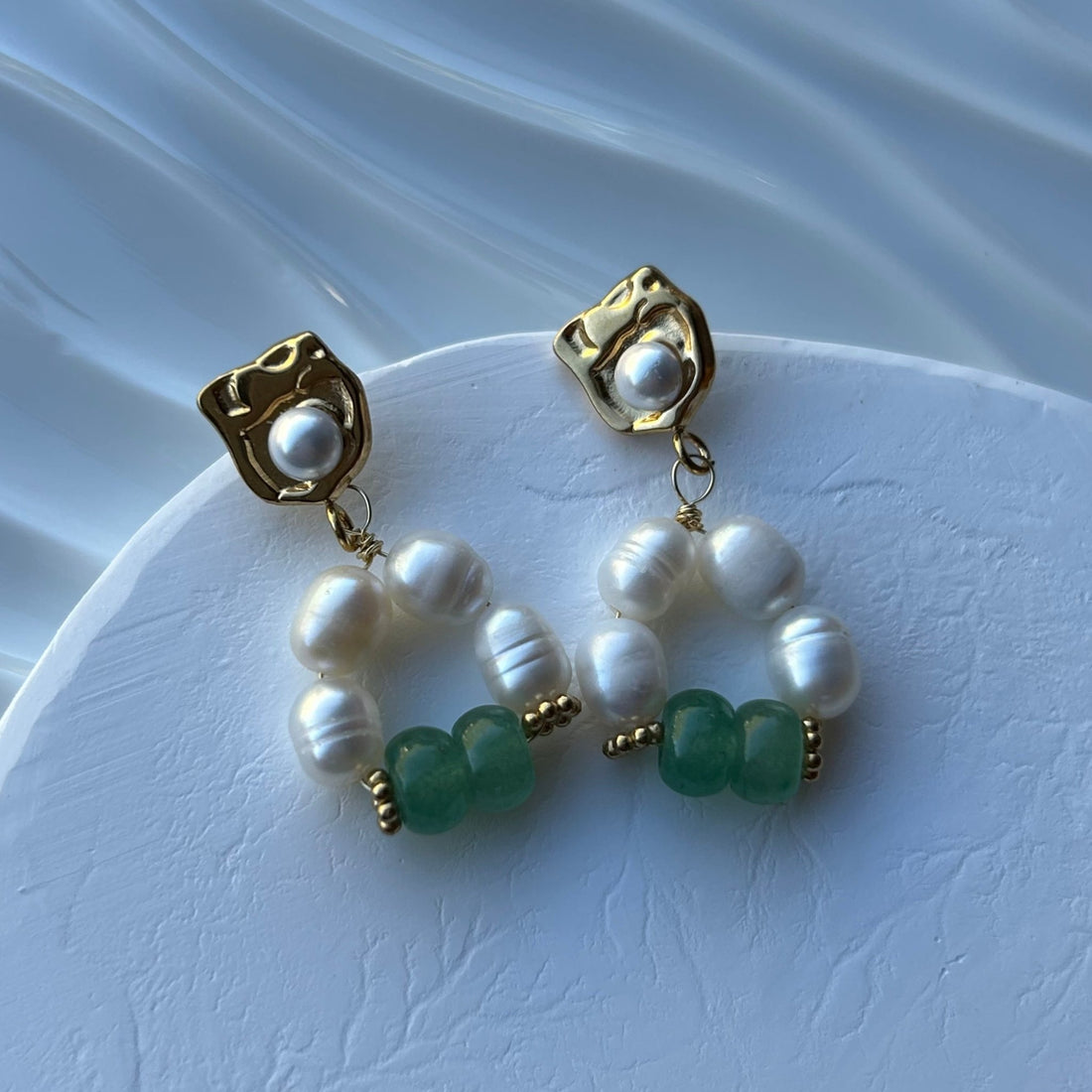Pendientes Gardenia - El jardín de las joyas