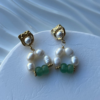 Pendientes Gardenia - El jardín de las joyas