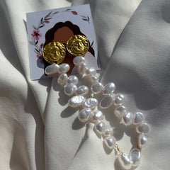 Yarrow Pearl Earrings