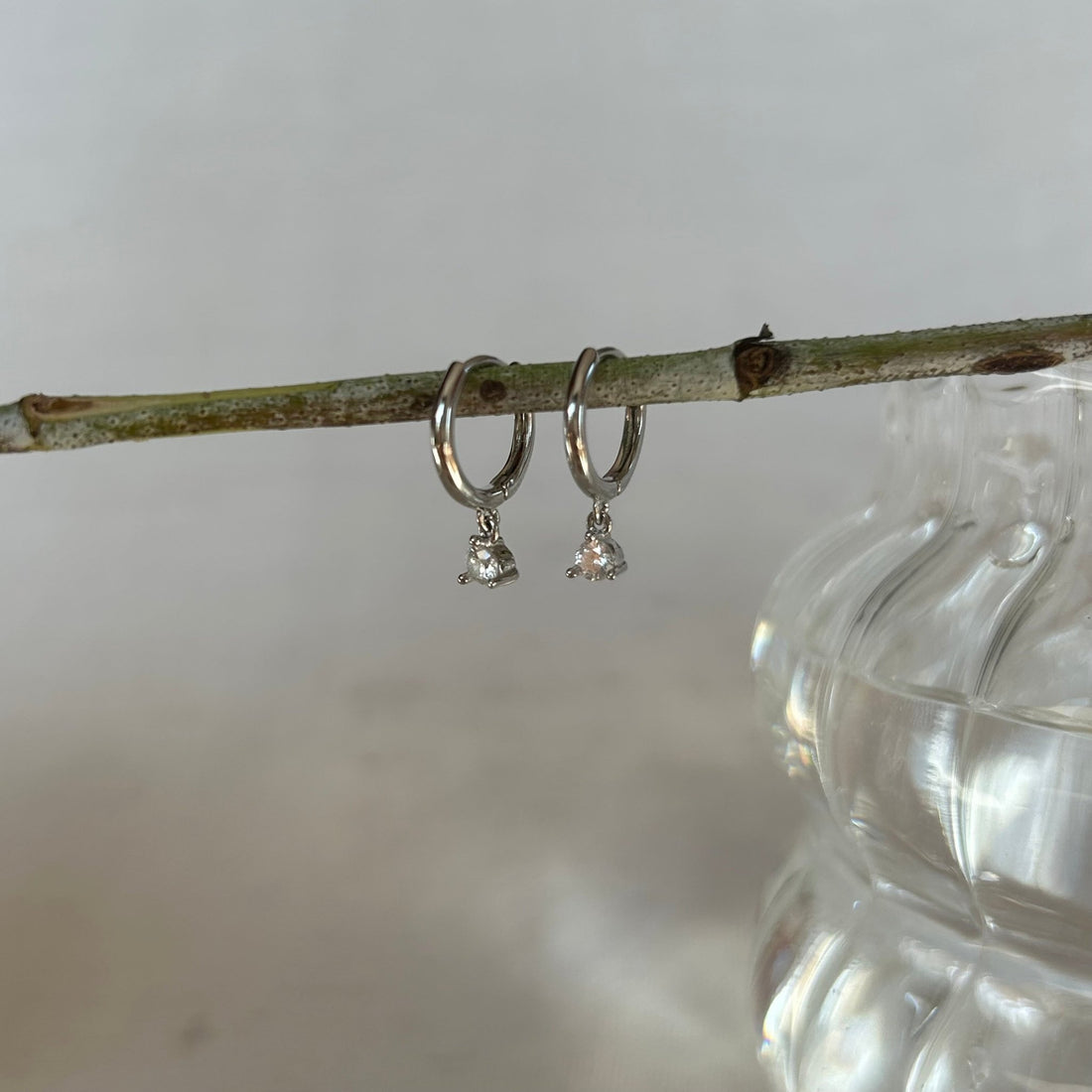 Pendientes Celidonia Silver - El jardín de las joyas