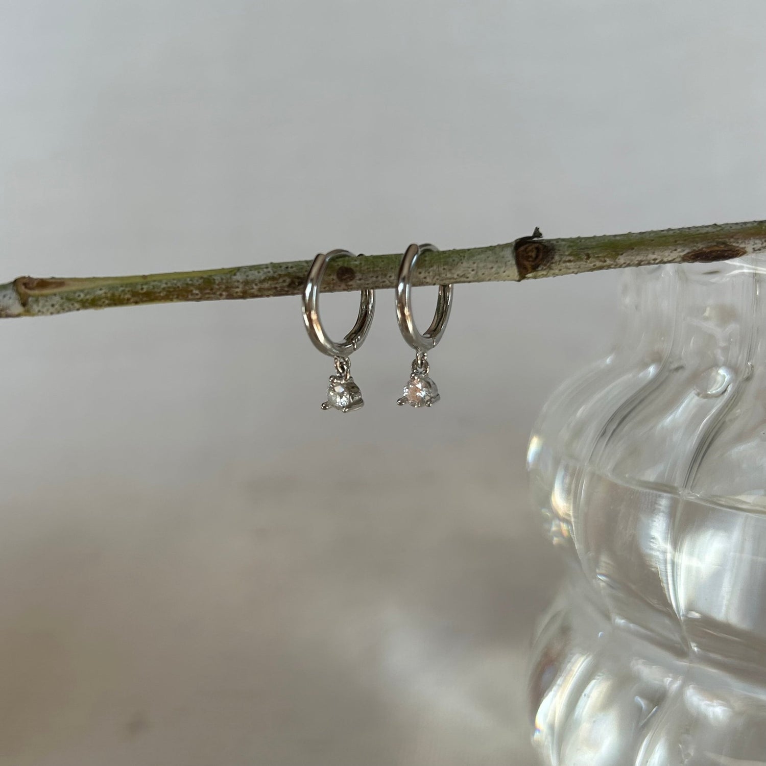 Pendientes Celidonia Silver - El jardín de las joyas