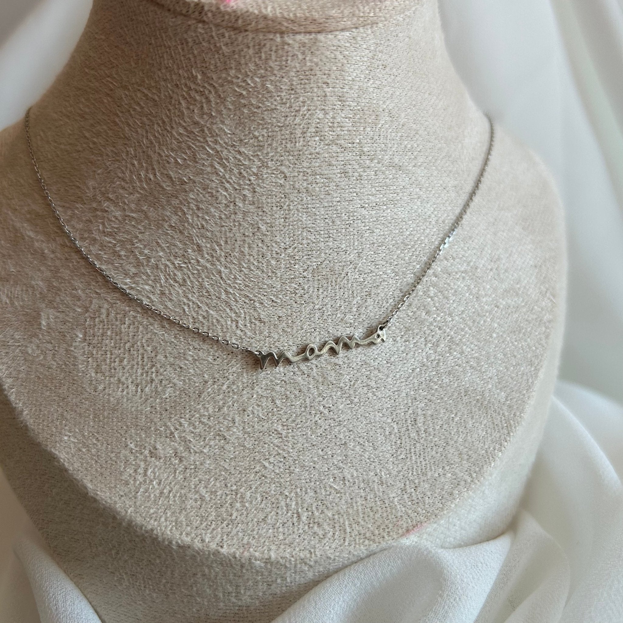 Collar mama Silver - El jardín de las joyas