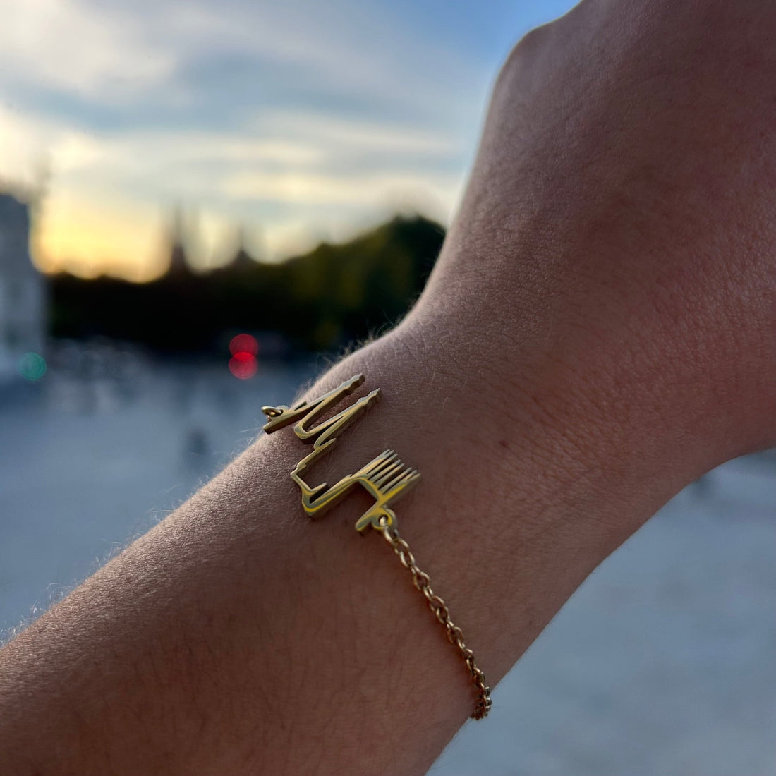 Pulsera CATEDRAL BURGOS (benéfica) GOLD - El jardín de las joyas