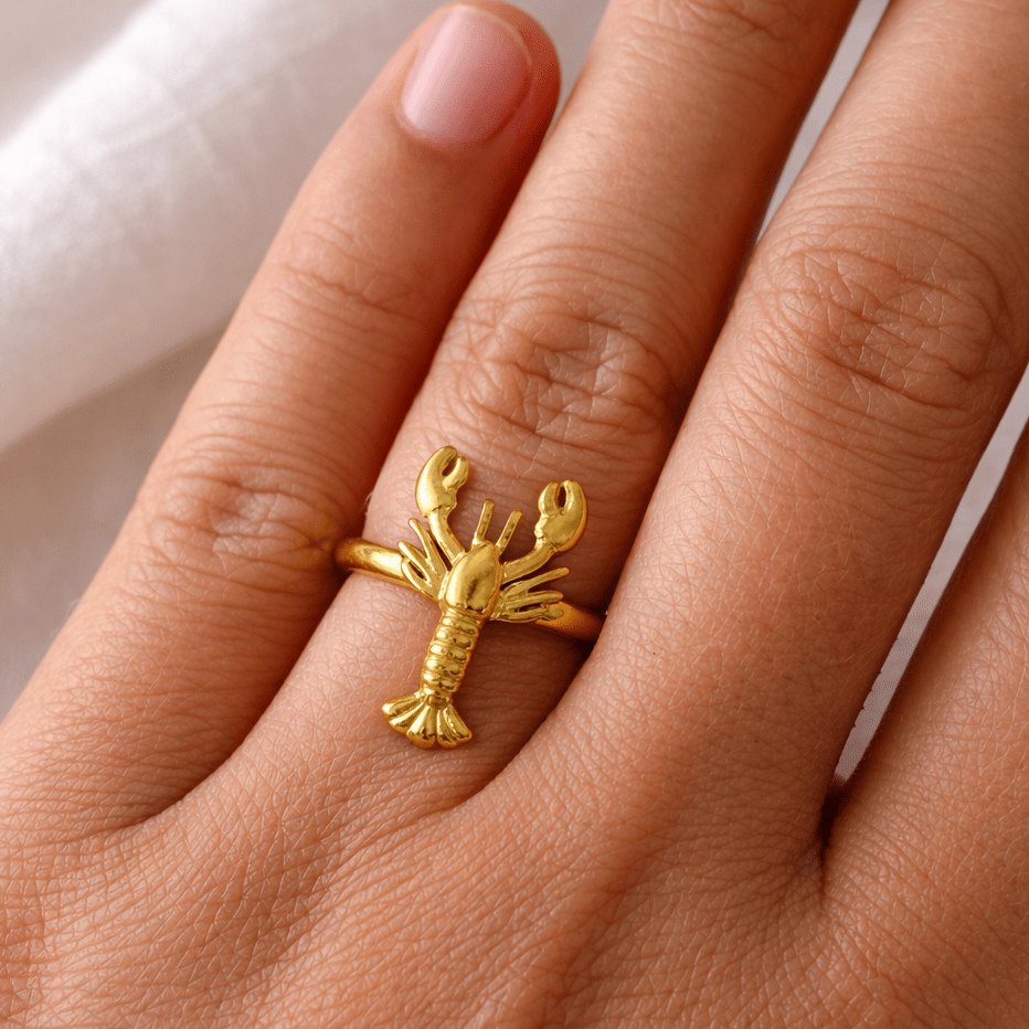 Anillo Langosta - El jardín de las joyas