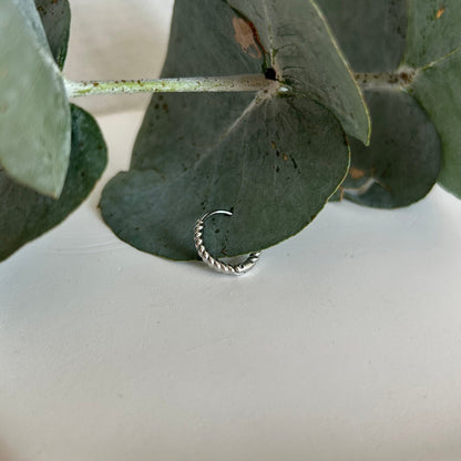Aro rizo Silver - El jardín de las joyas