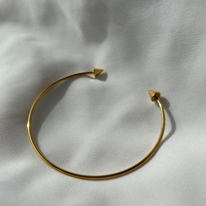 Brazalete Ceibo Gold - El jardín de las joyas