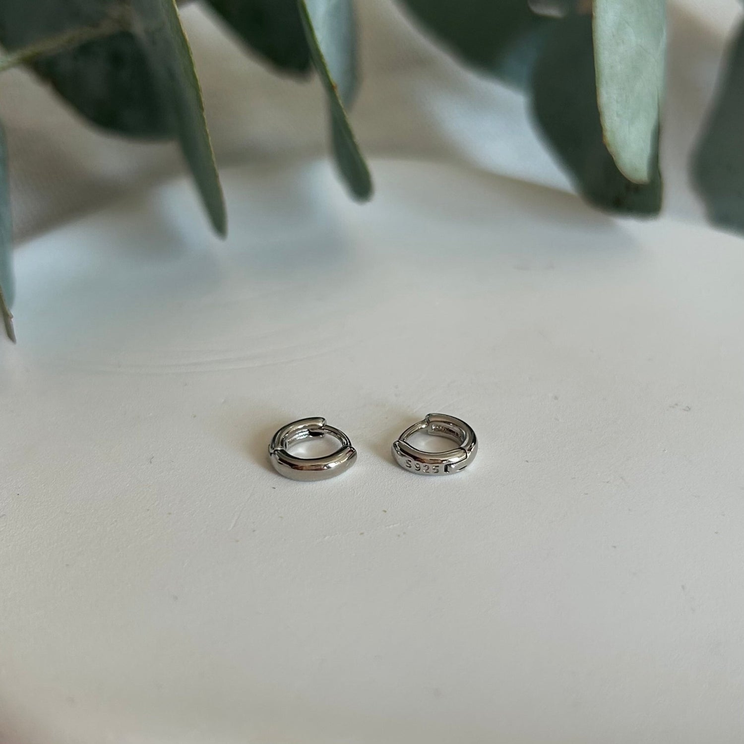 Pendientes mini aro Silver - El jardín de las joyas