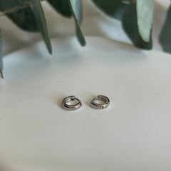 Pendientes mini aro Silver