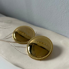 Button Earrings