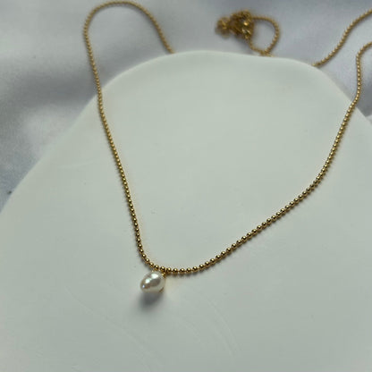 Collar Achira Gold - El jardín de las joyas