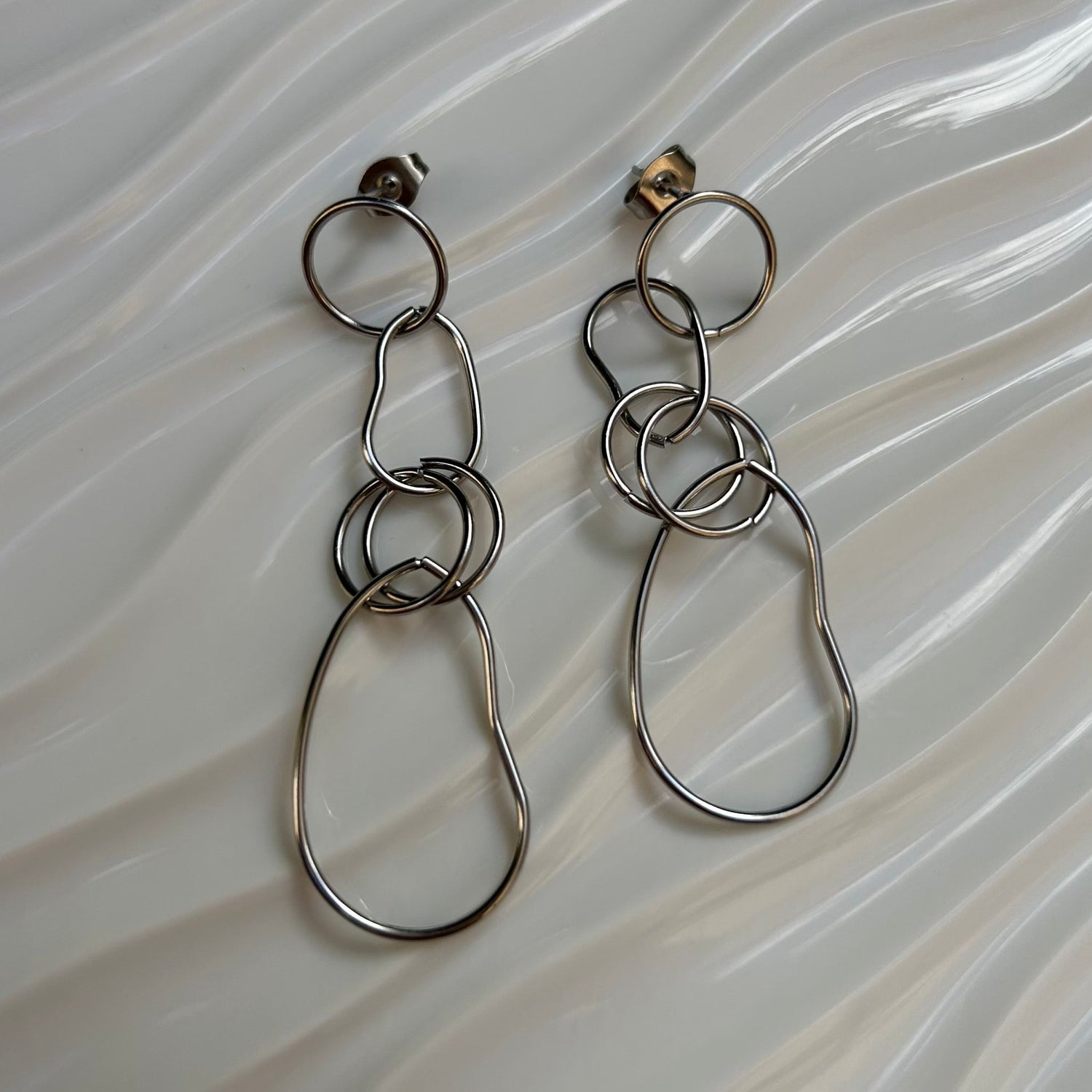 Pendientes Armuelle Silver - El jardín de las joyas
