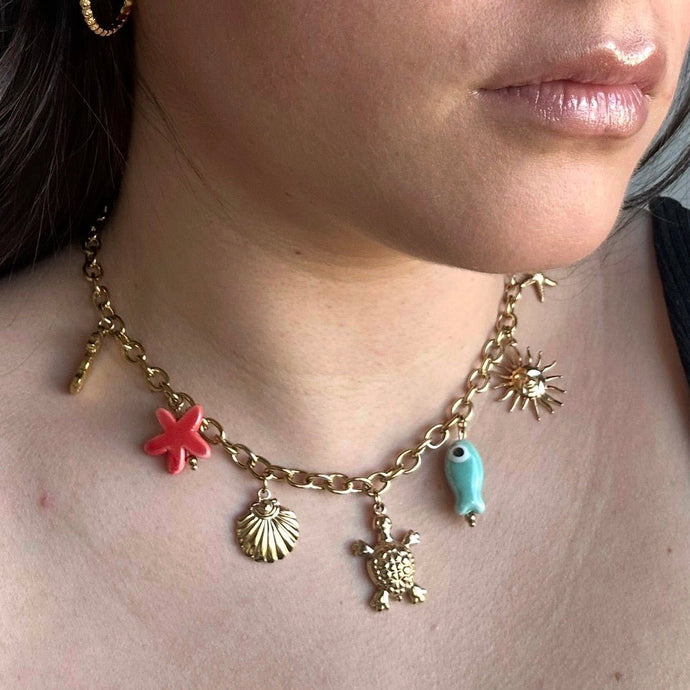 Collar Caulerpa - El jardín de las joyas