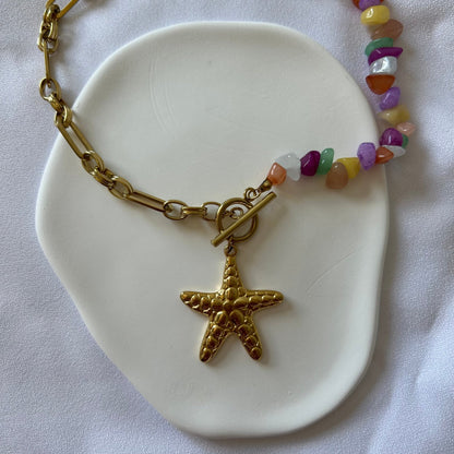 Collar Estrella de mar - El jardín de las joyas