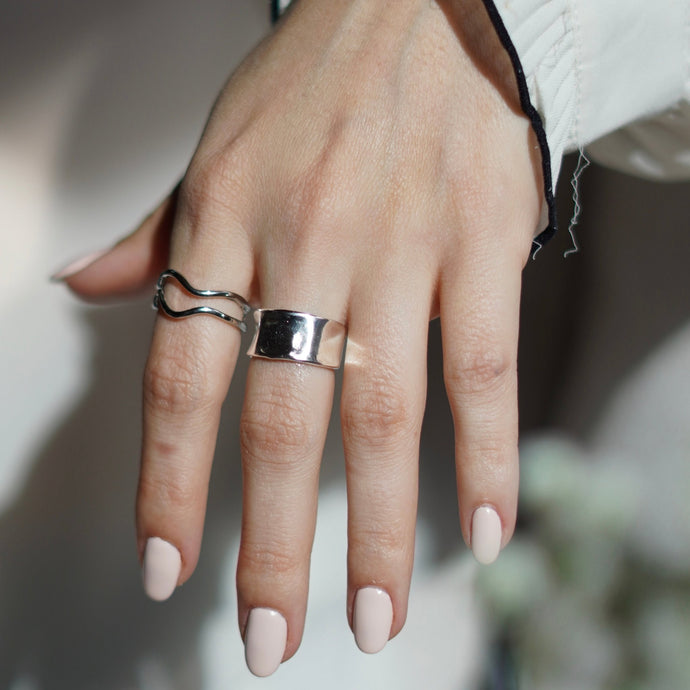 Anillo Vicia Silver - El jardín de las joyas