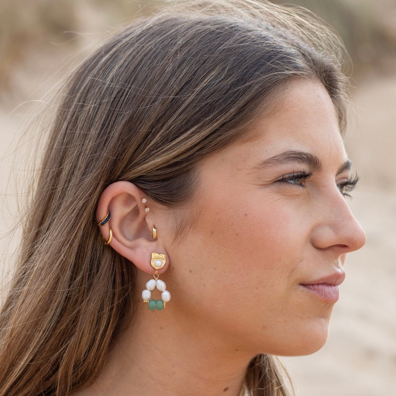 Pendientes Gardenia - El jardín de las joyas