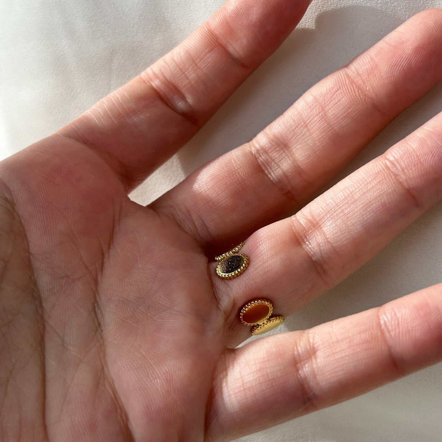 Anillo Agatis Gold - El jardín de las joyas