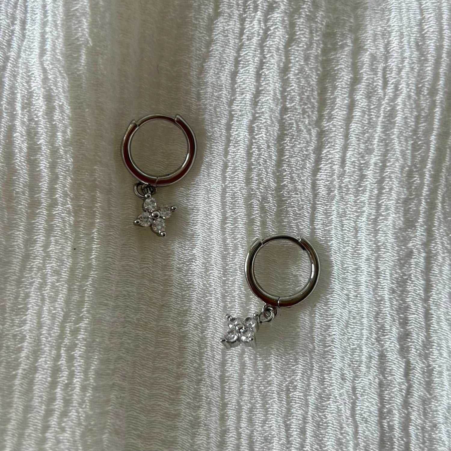 Pendientes Halymenia Silver - El jardín de las joyas