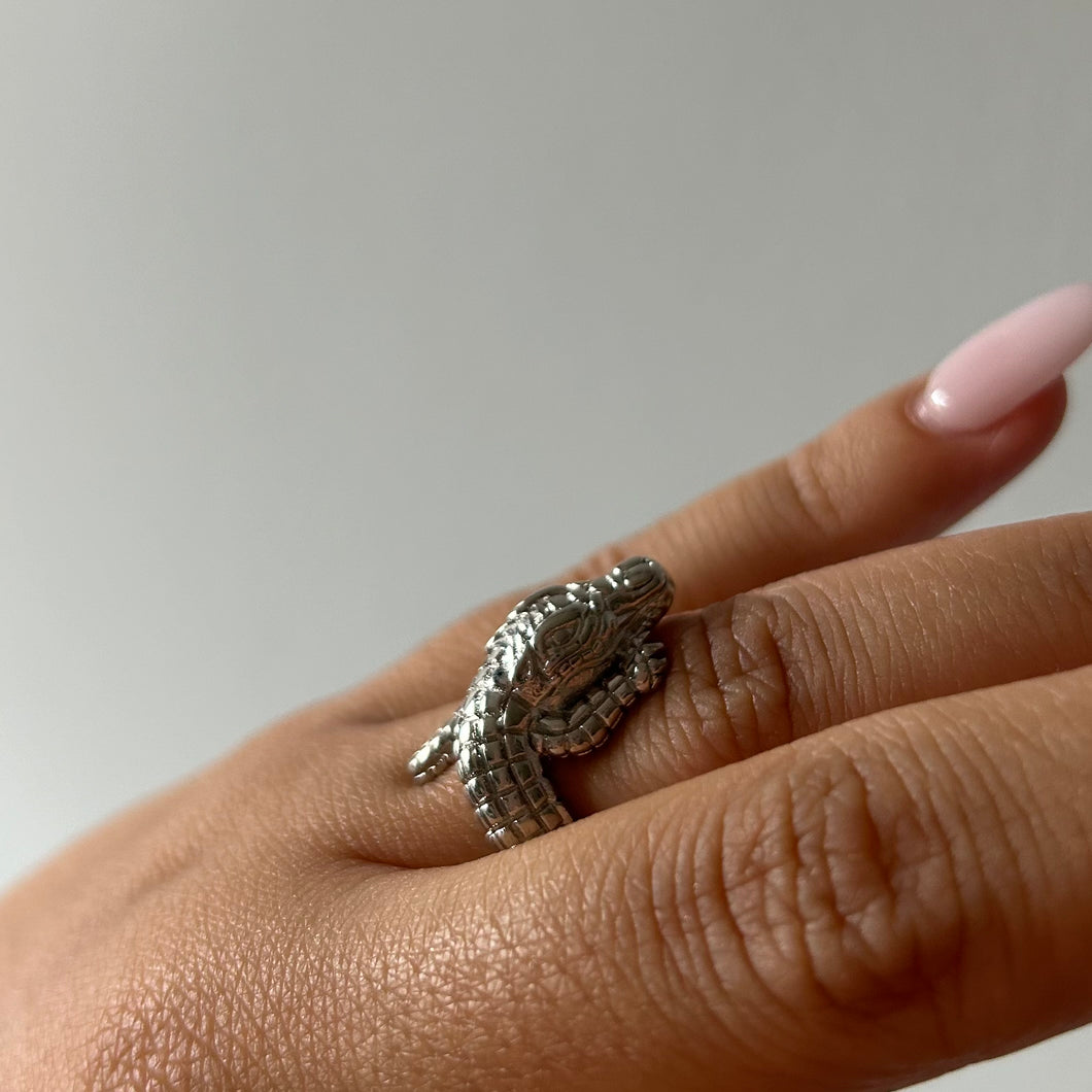 Anillo Cocodrilo Silver