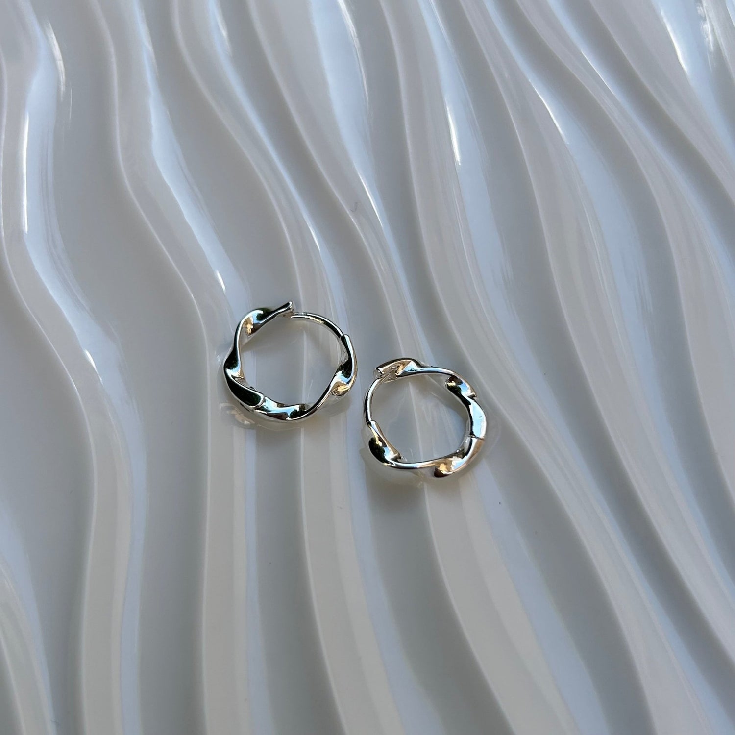 Pendientes Aro Kumquat Silver - El jardín de las joyas
