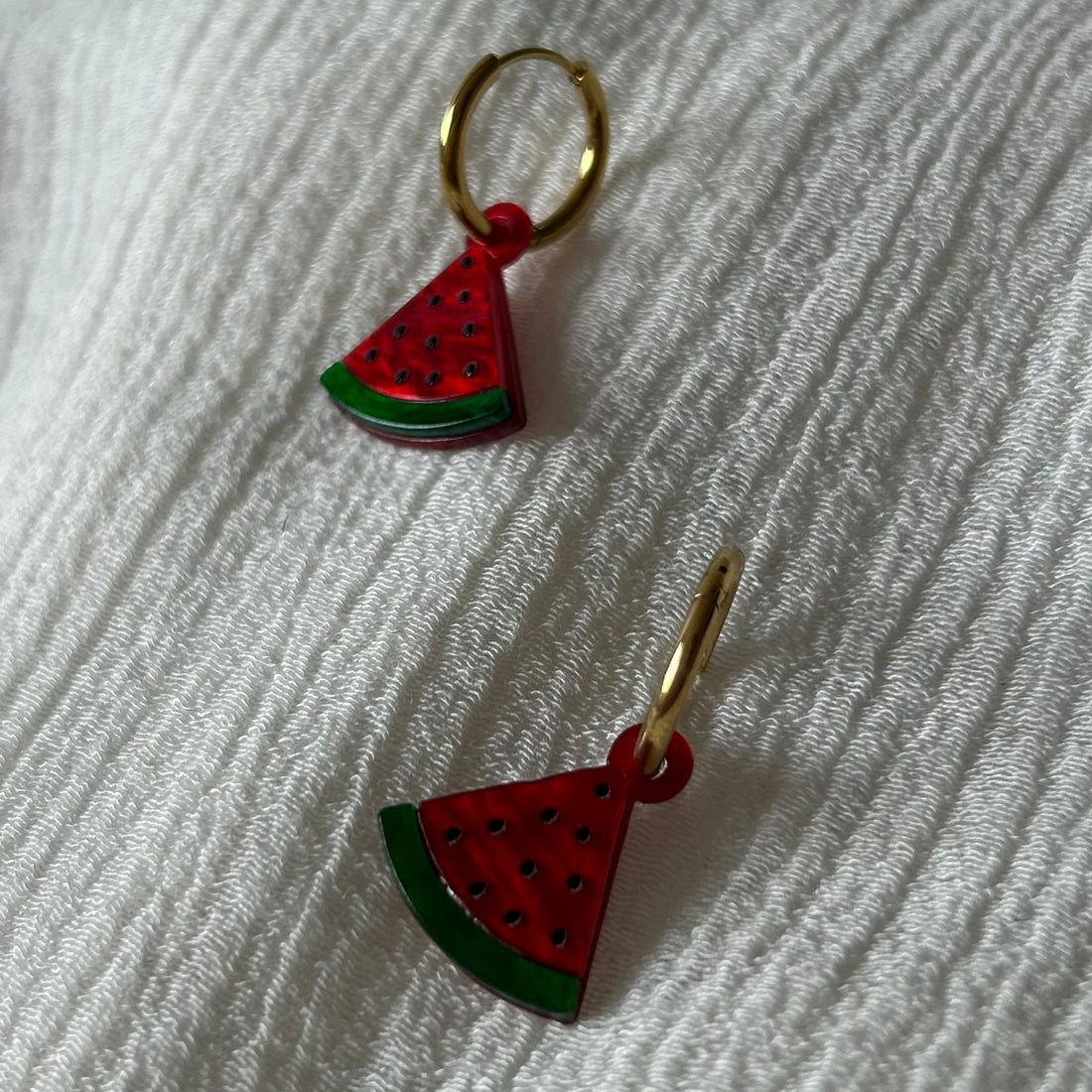 Pendientes Sandía - El jardín de las joyas
