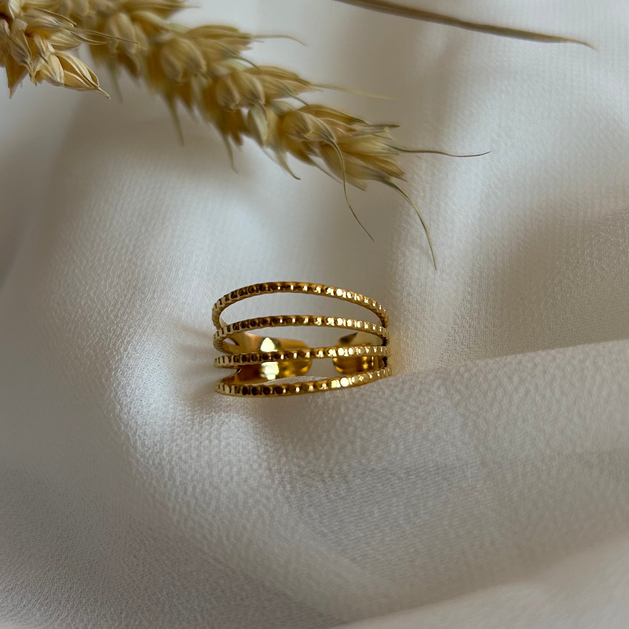Anillo jazmín - El jardín de las joyas