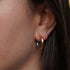 Pendientes Luna media - El jardín de las joyas