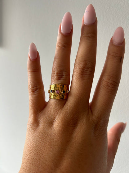 Anillo Acebo Gold - El jardín de las joyas