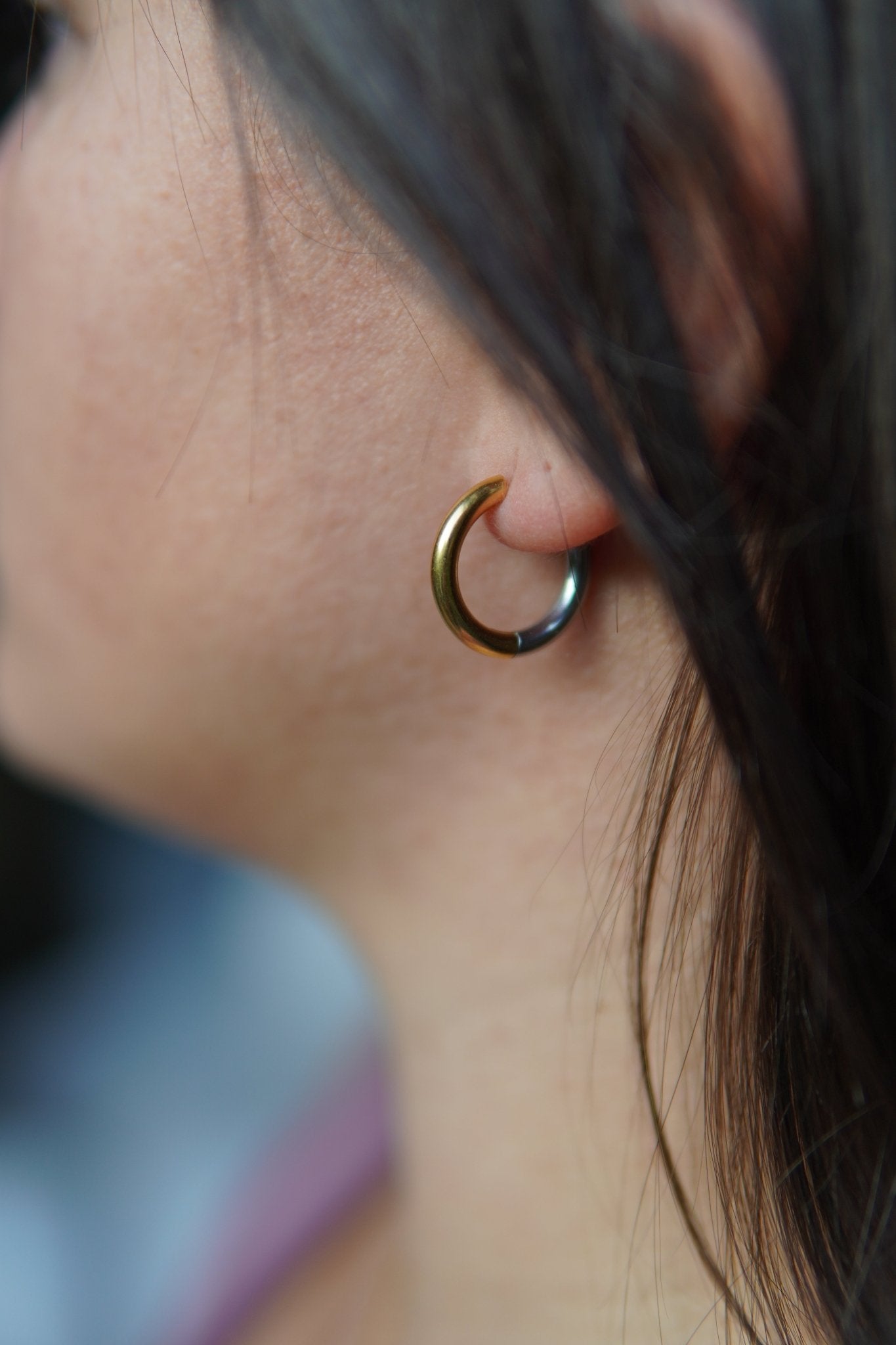 Pendientes Luna media - El jardín de las joyas