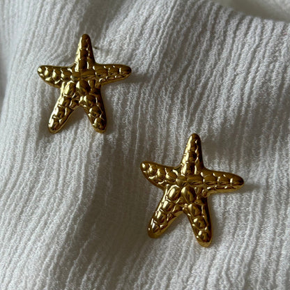 Pendientes Estrella Marina - El jardín de las joyas